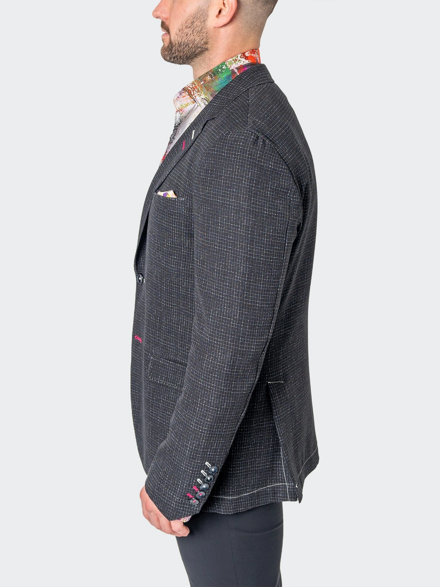 Blazer Unconstructed Squared Black