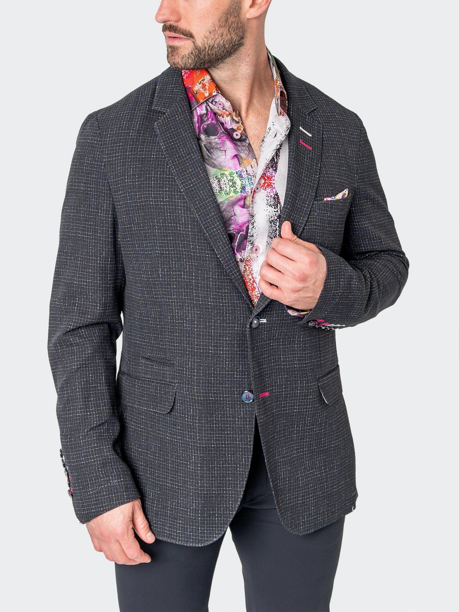 Blazer Unconstructed Squared Black