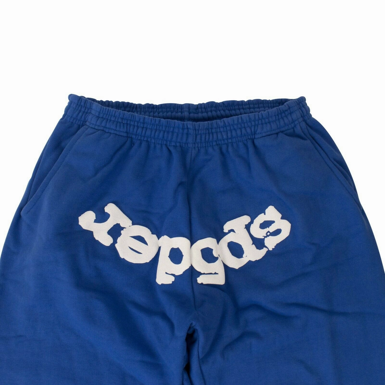 Blue And White Logo Jogger Sweatpants