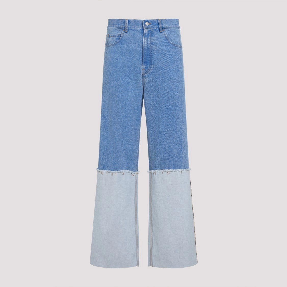Blue Cobalt Cotton Trousers