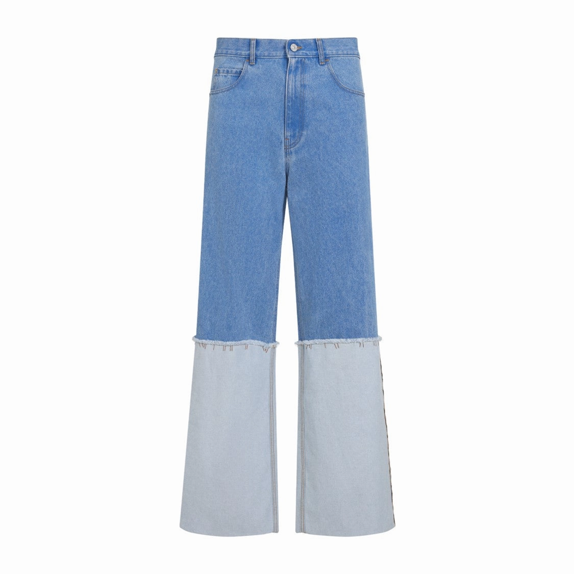 Blue Cobalt Cotton Trousers