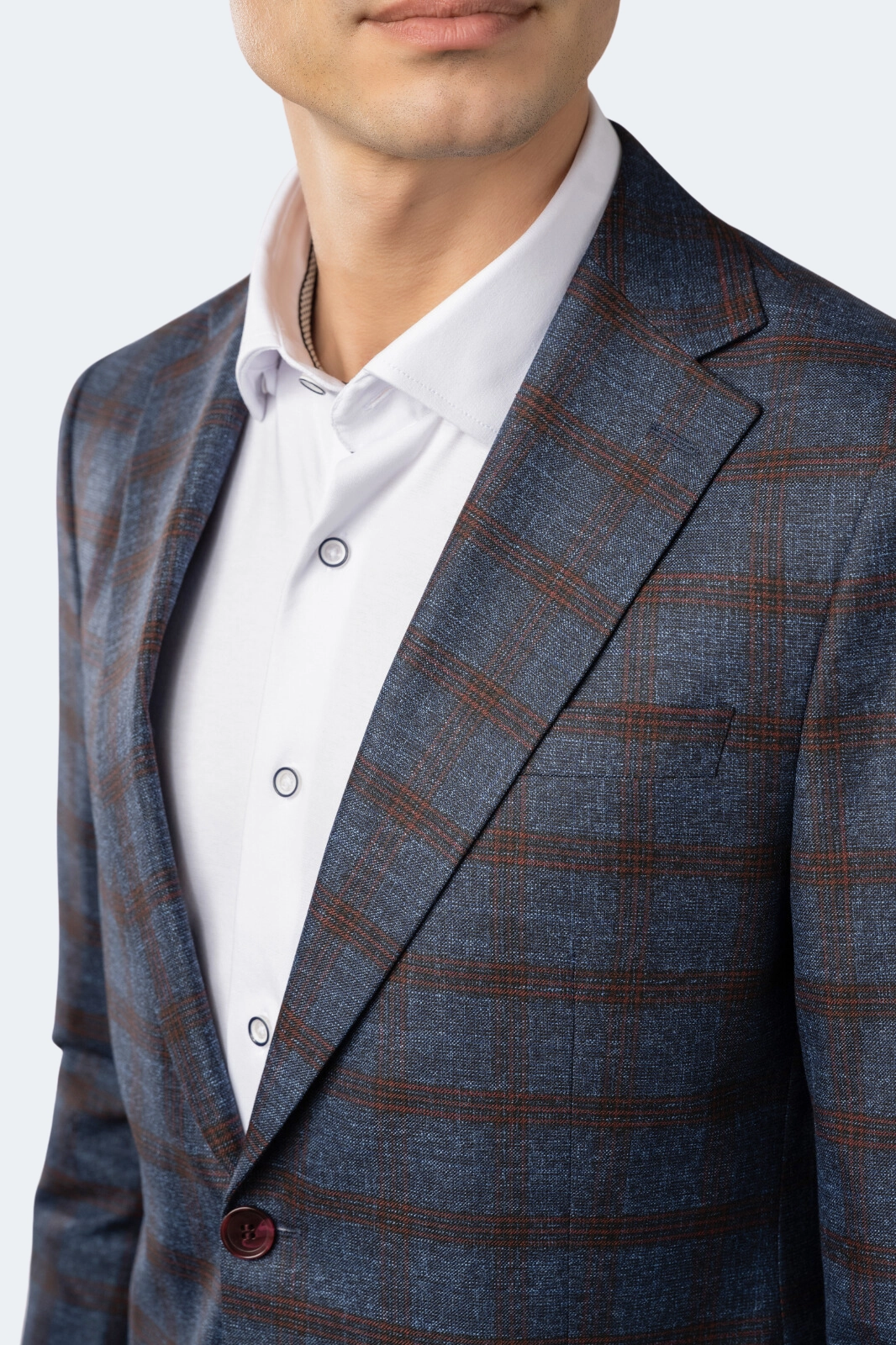 Blue Plaid Sportcoat
