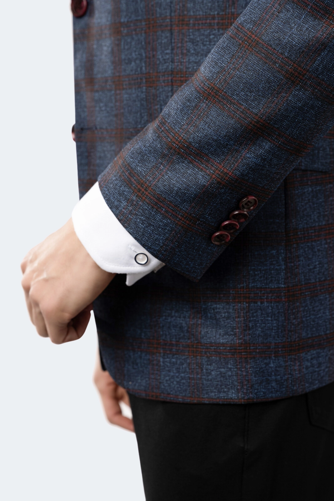 Blue Plaid Sportcoat