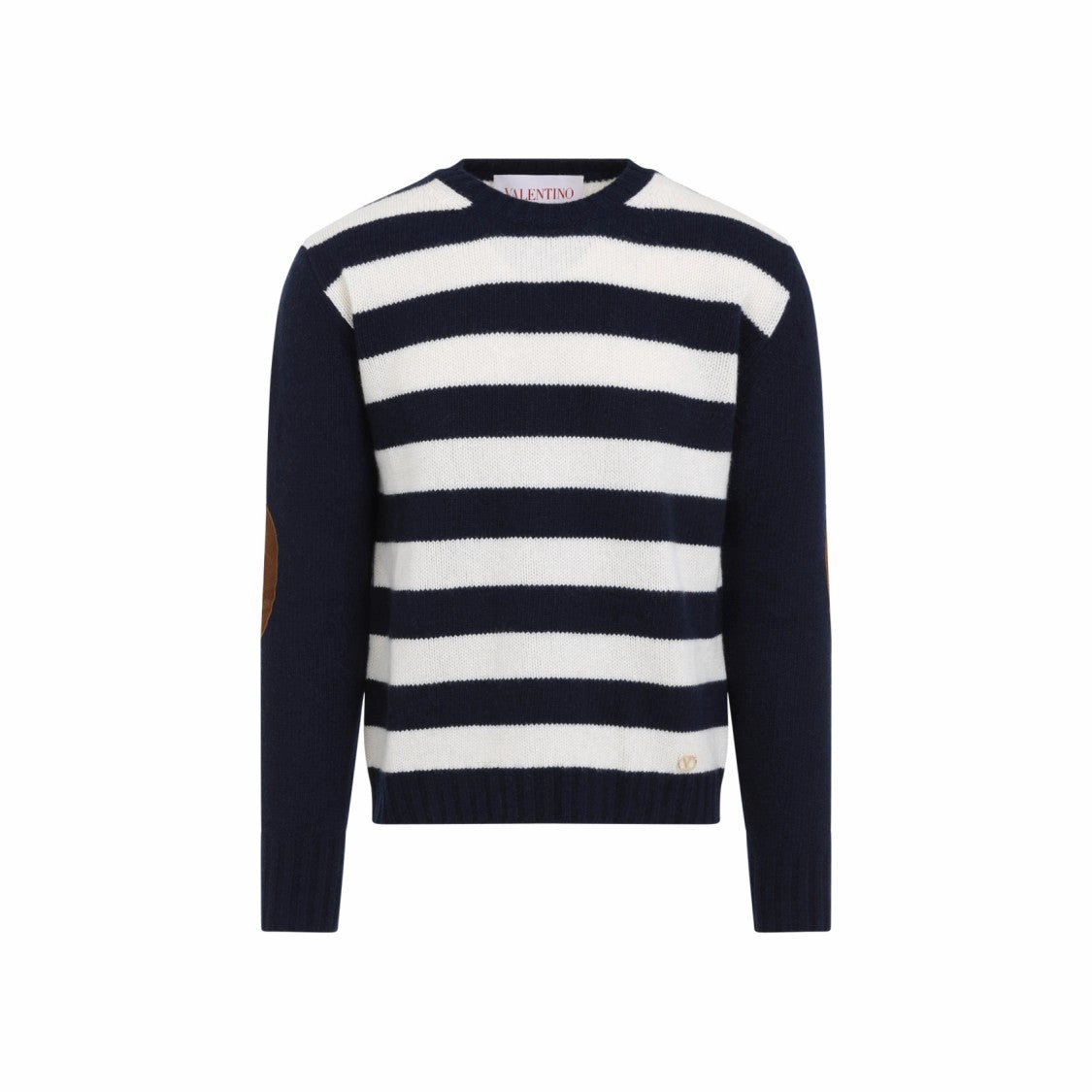 Blue Wool And Cashmere Pullover