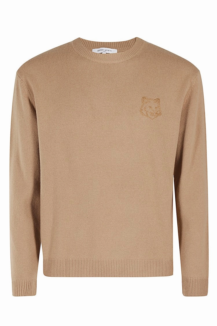 Bold Fox Head Embroidered Jumper