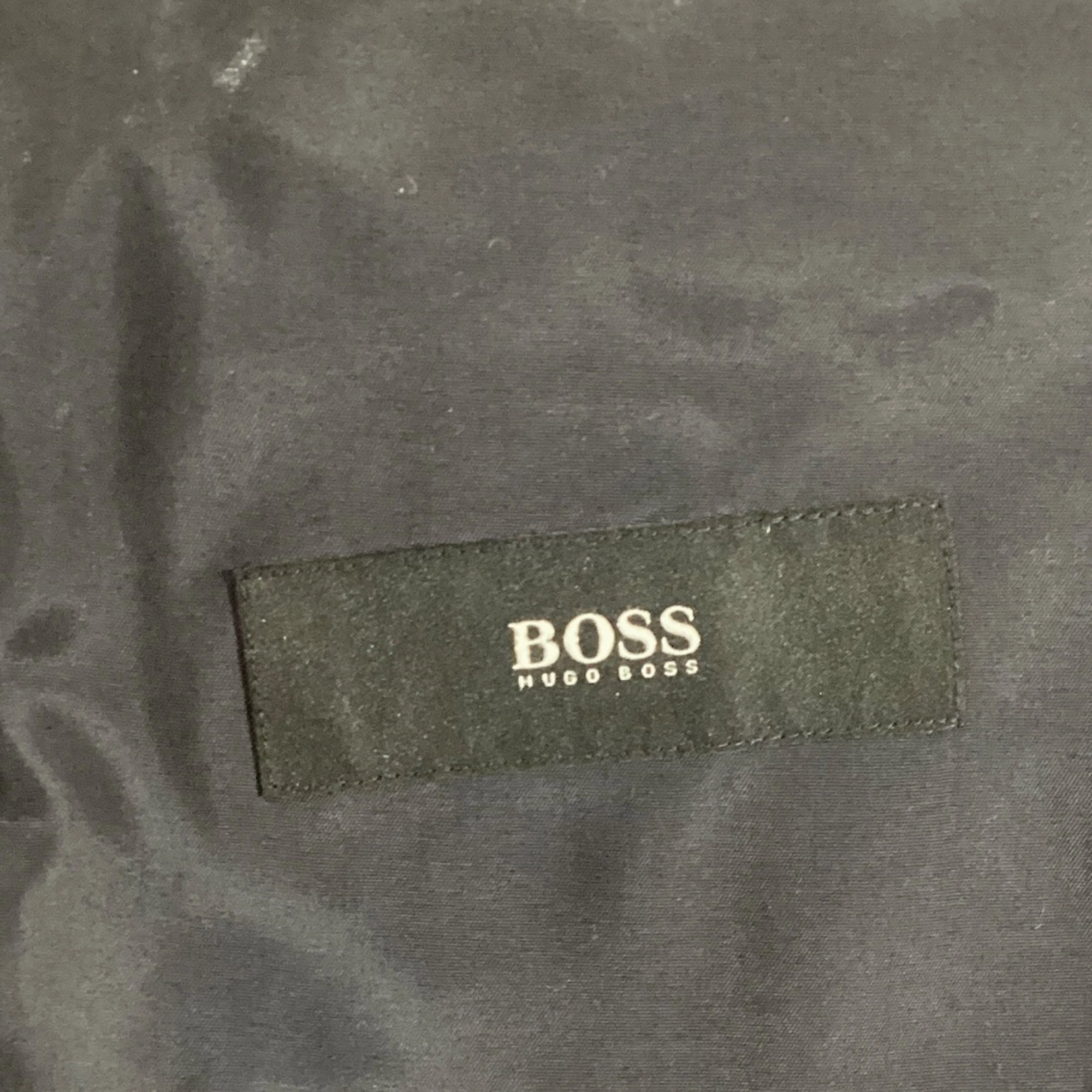 Boss by Hugo Boss Plaid Single-Breasted Blazer in Grey Wool