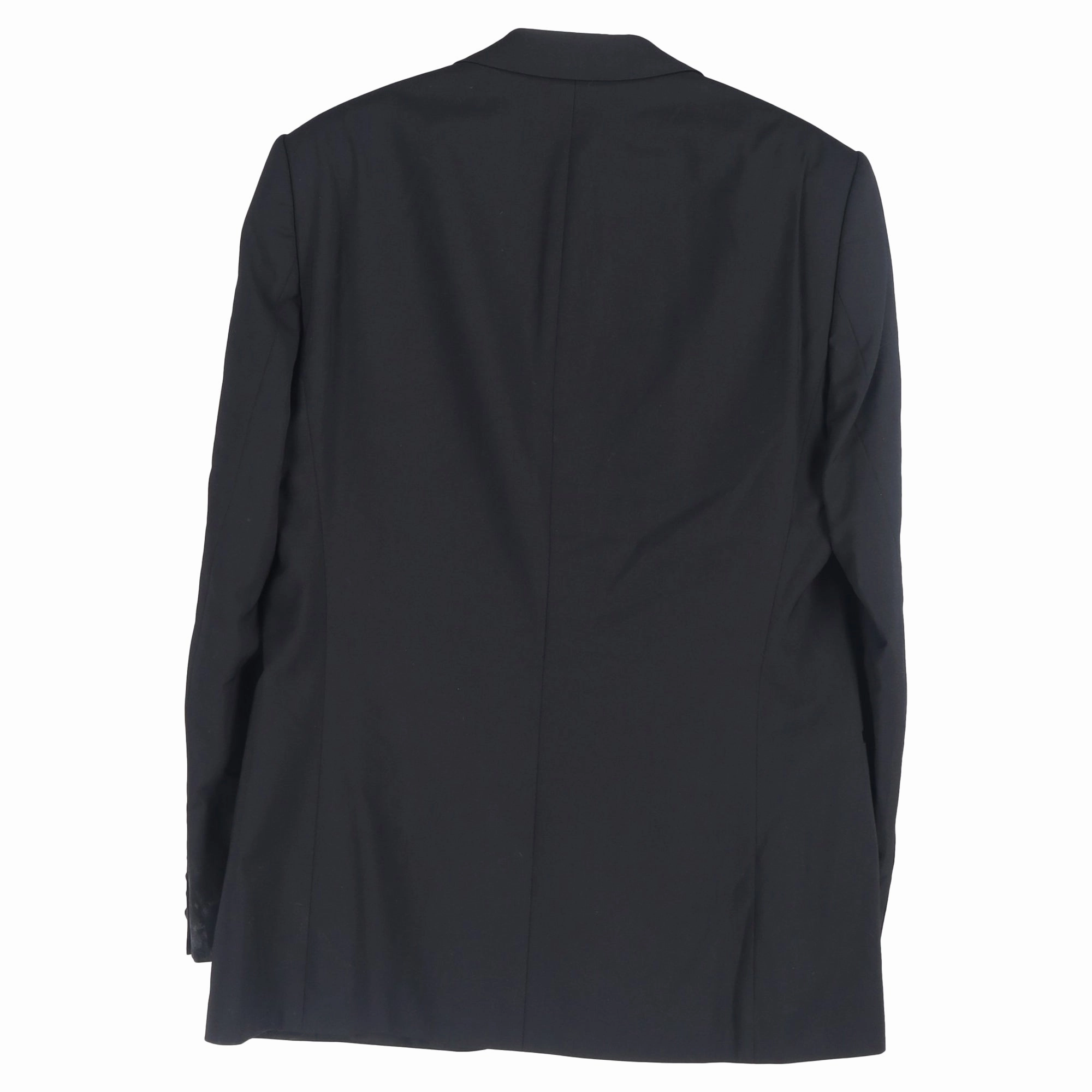 Boss by Hugo Boss Single-Breasted Blazer and Trousers Set in Black Wool
