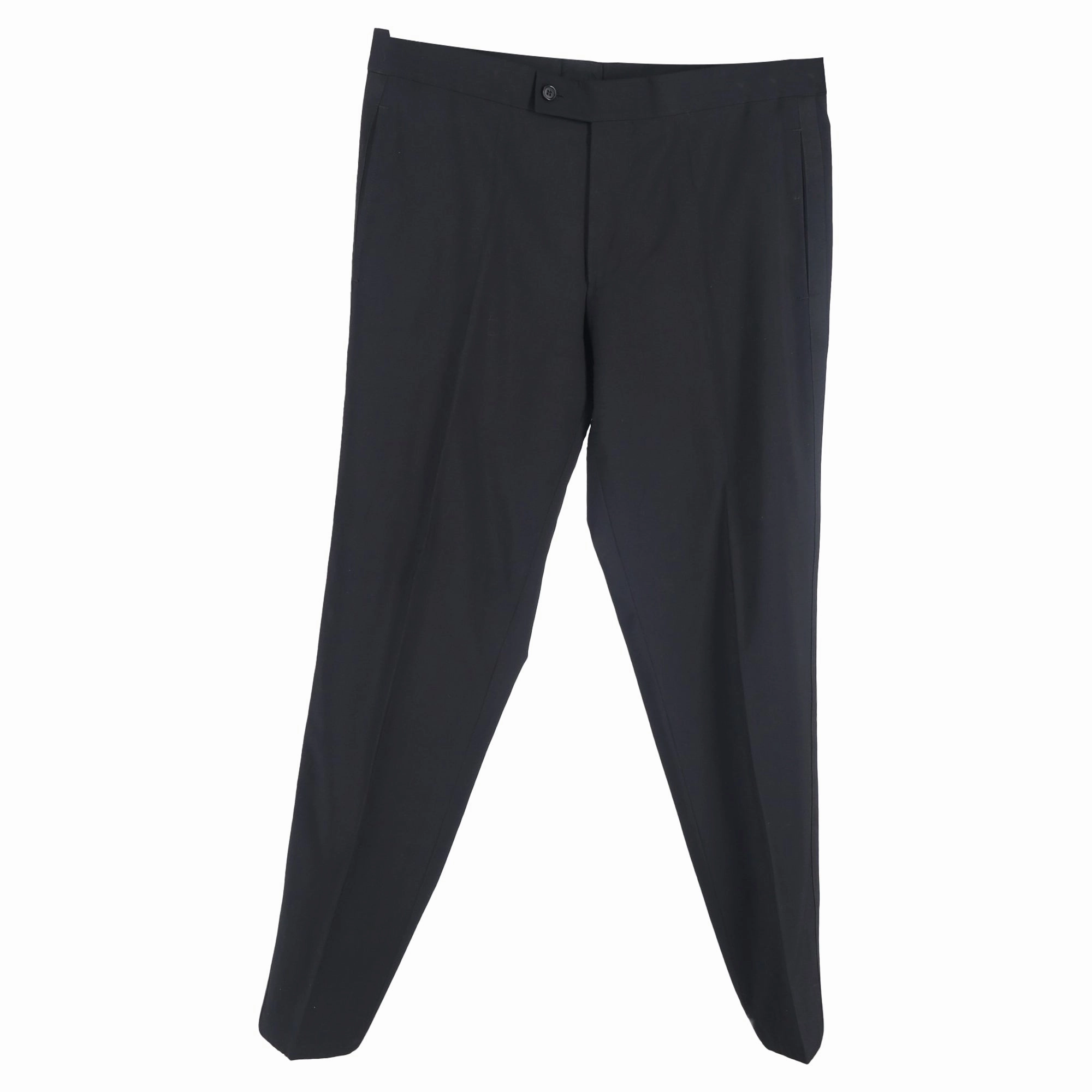 Boss by Hugo Boss Single-Breasted Blazer and Trousers Set in Black Wool