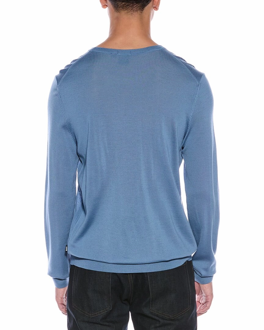 BOSS Hugo Boss Leno Wool Crewneck Sweater