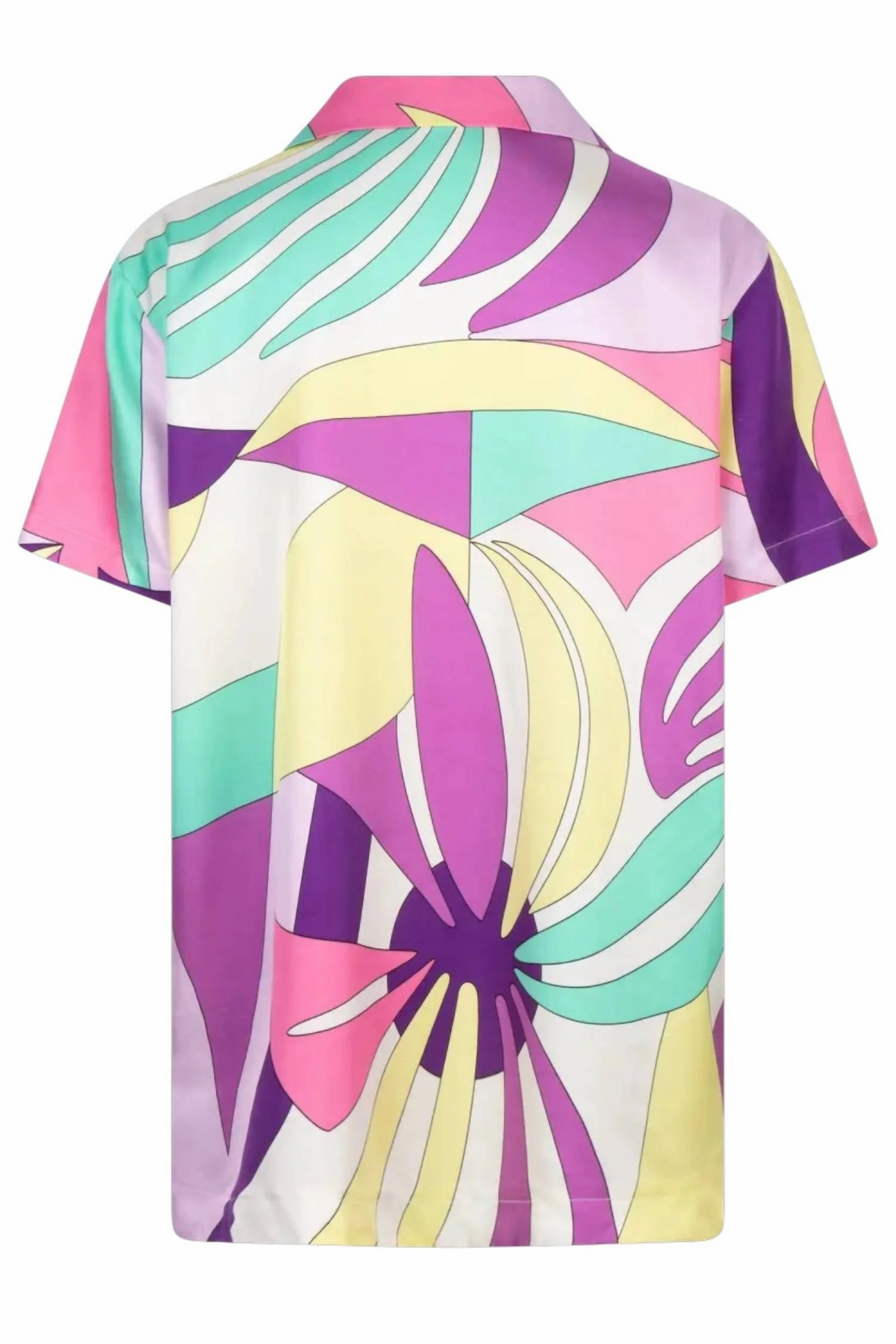 Bridget/brad Pucci Abstract Style Pj Short Set In Multi Print