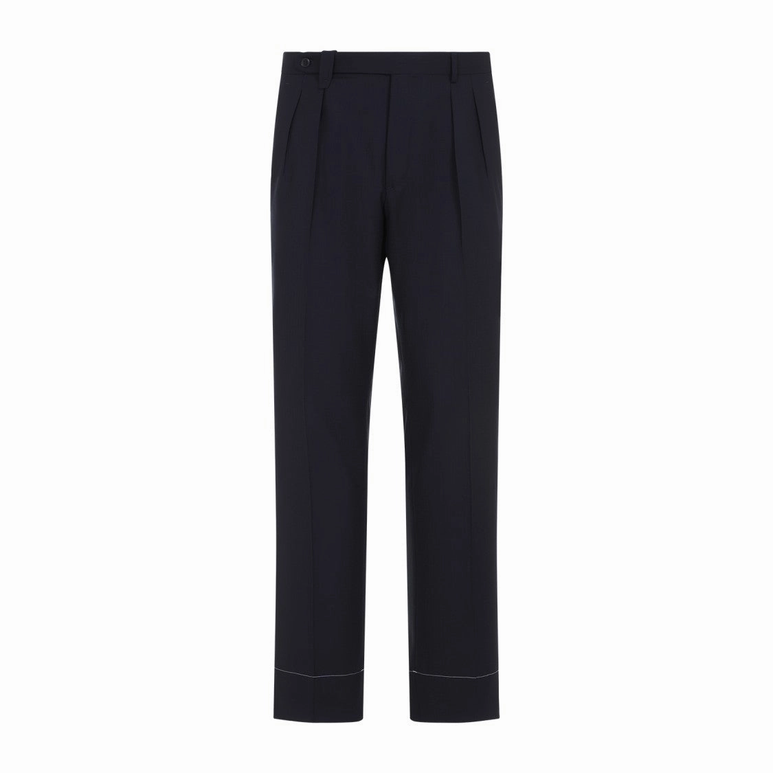 Brioni Elba Blue Wool Pants