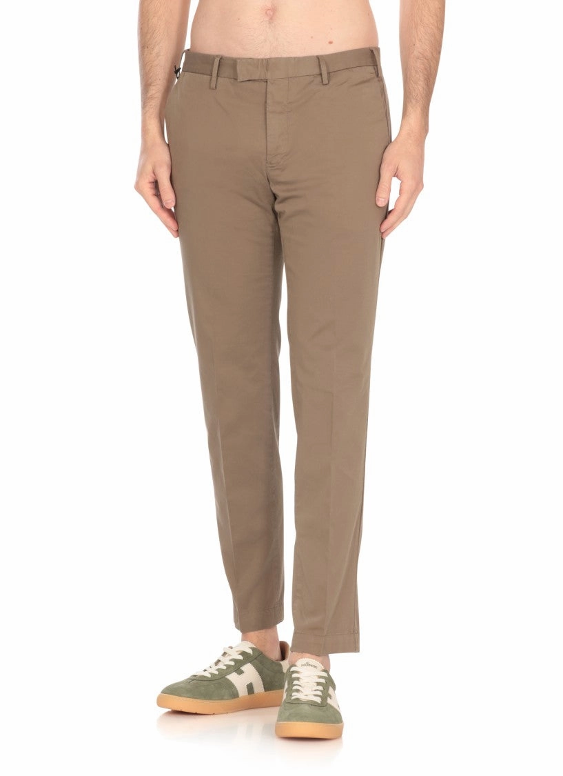 Brown Cotton Trousers