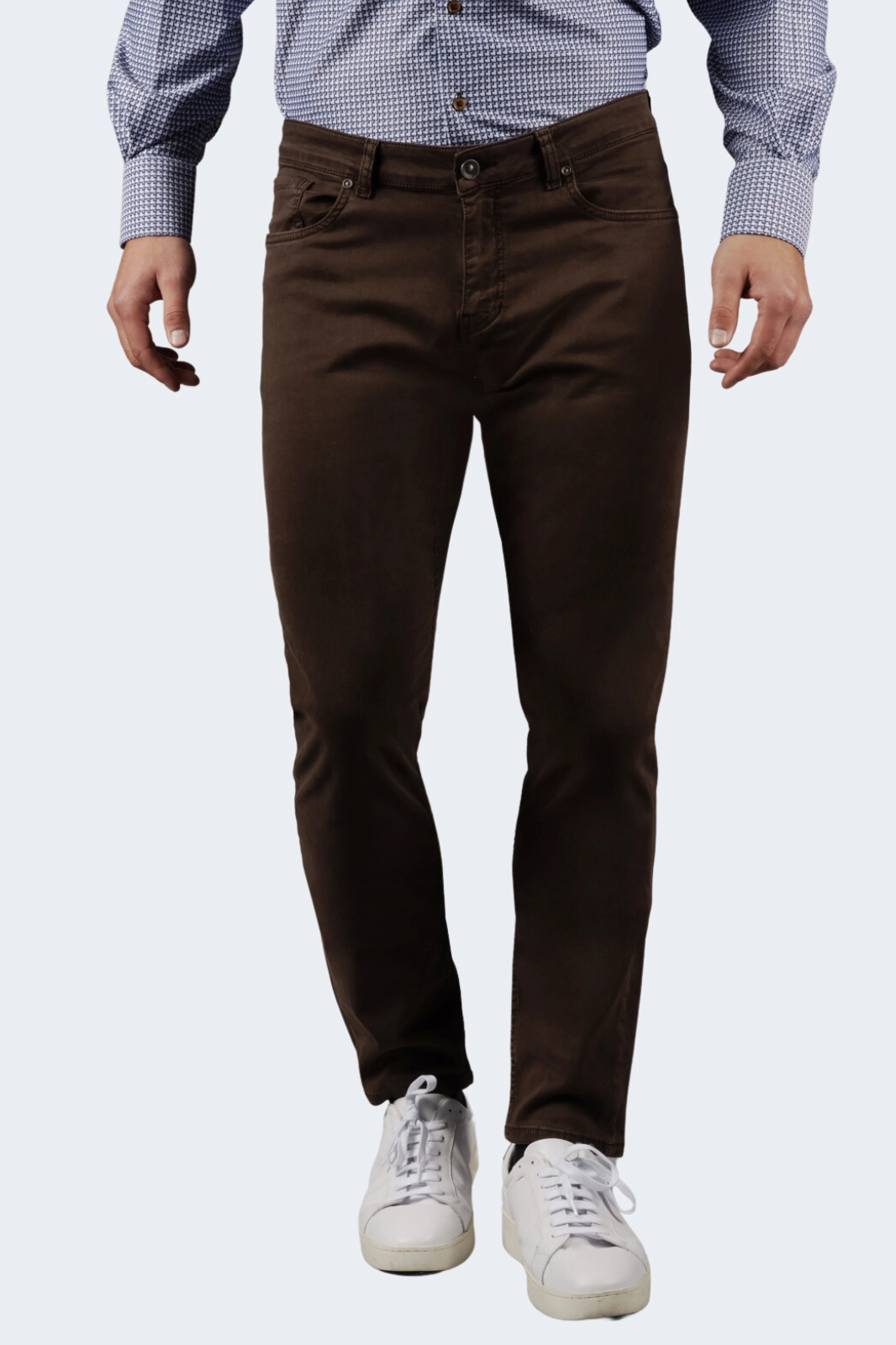 Brown Tencel Pants