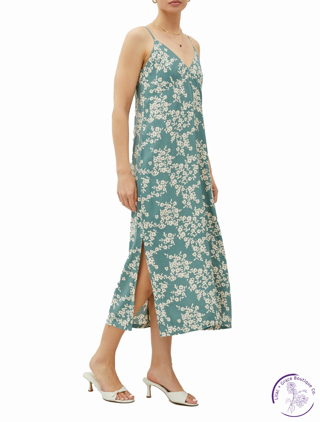 Brunch Bloom Midi Dress
