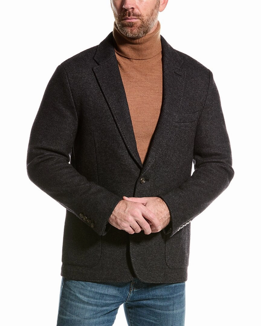 Bruno Magli Double-Face Unlined Wool-Blend Blazer