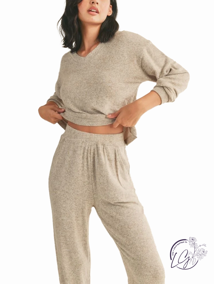 Brushed Comfort Long Sleeve Top affordable athletic pants for men