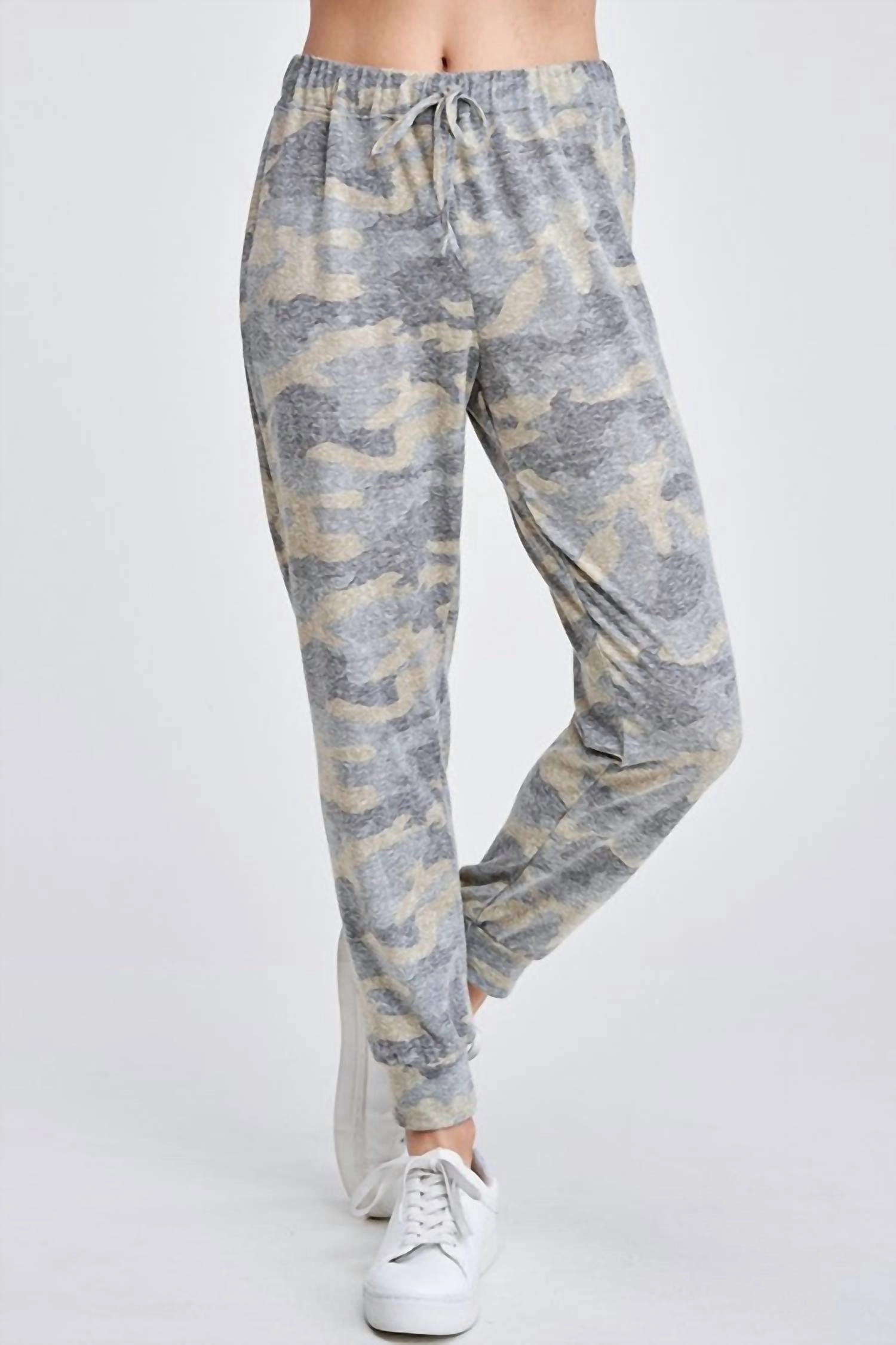 Camo Loungewear Set In Green