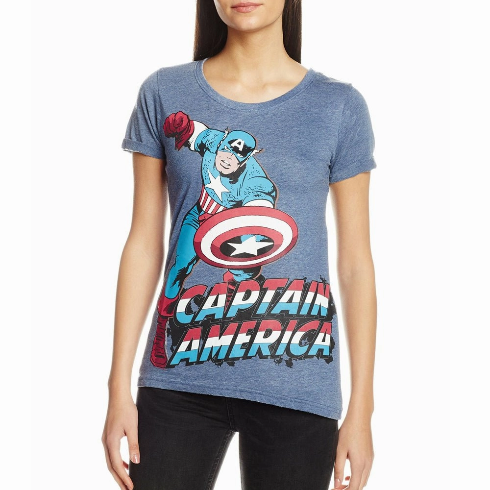 Captain America Ladies T-Shirt