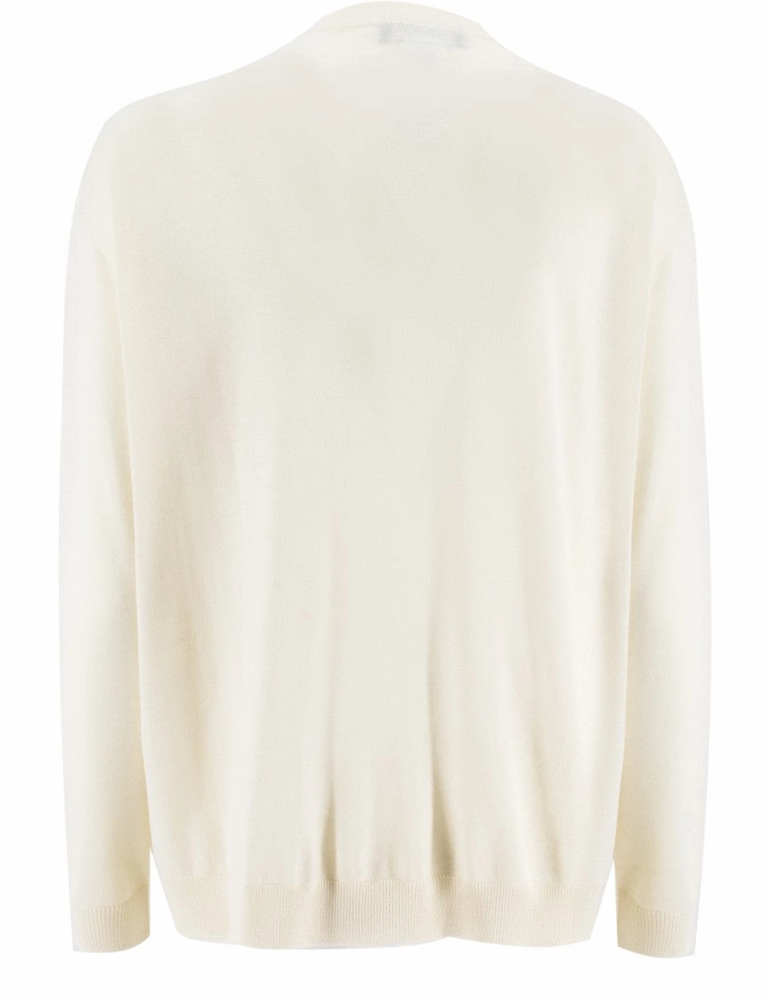 Cashmere Blend Knit Sweater