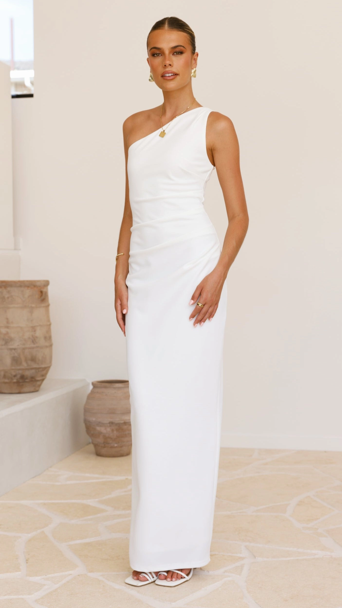 Cataleya Maxi Dress - White