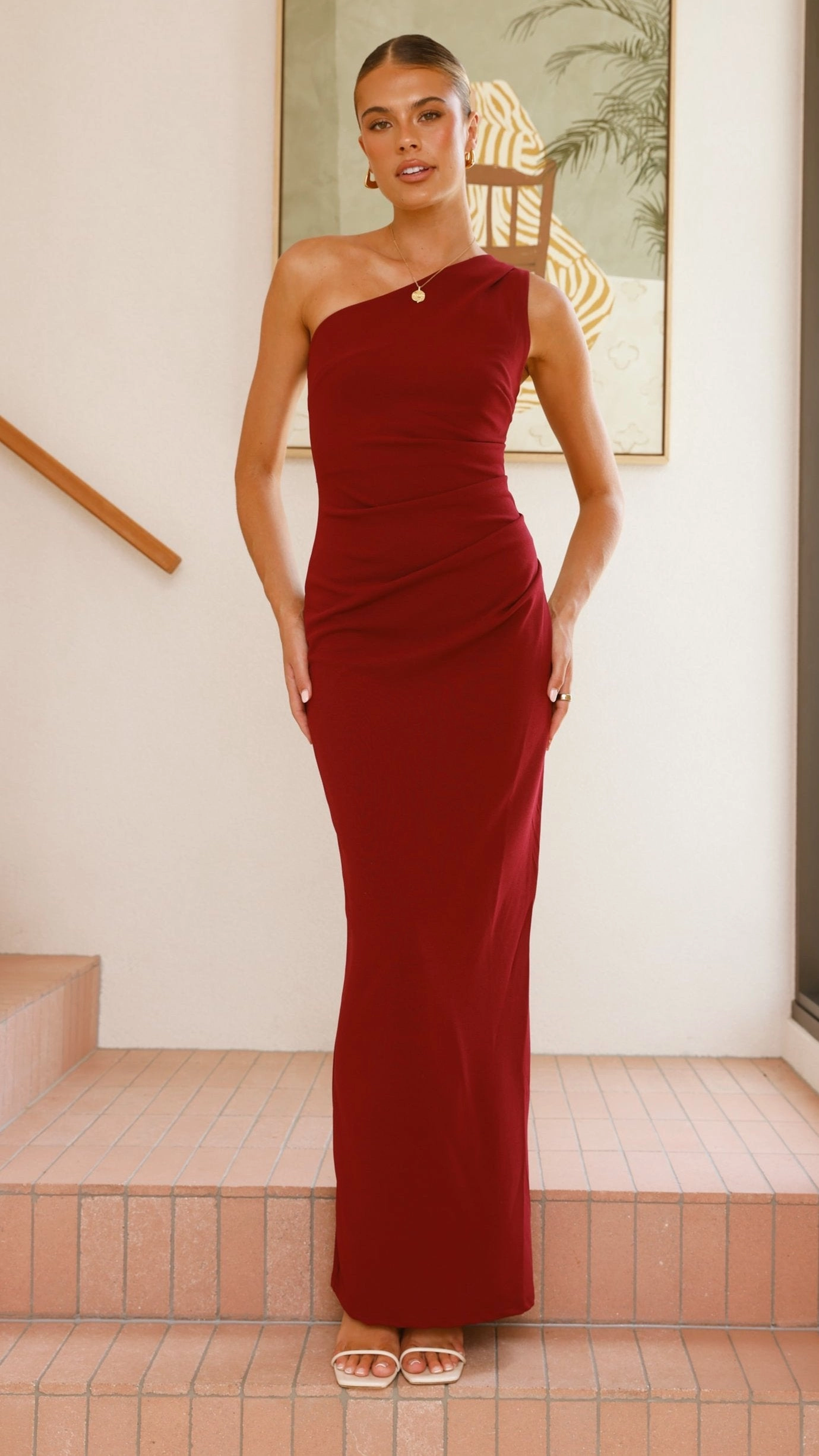 Cataleya Maxi Dress - Wine