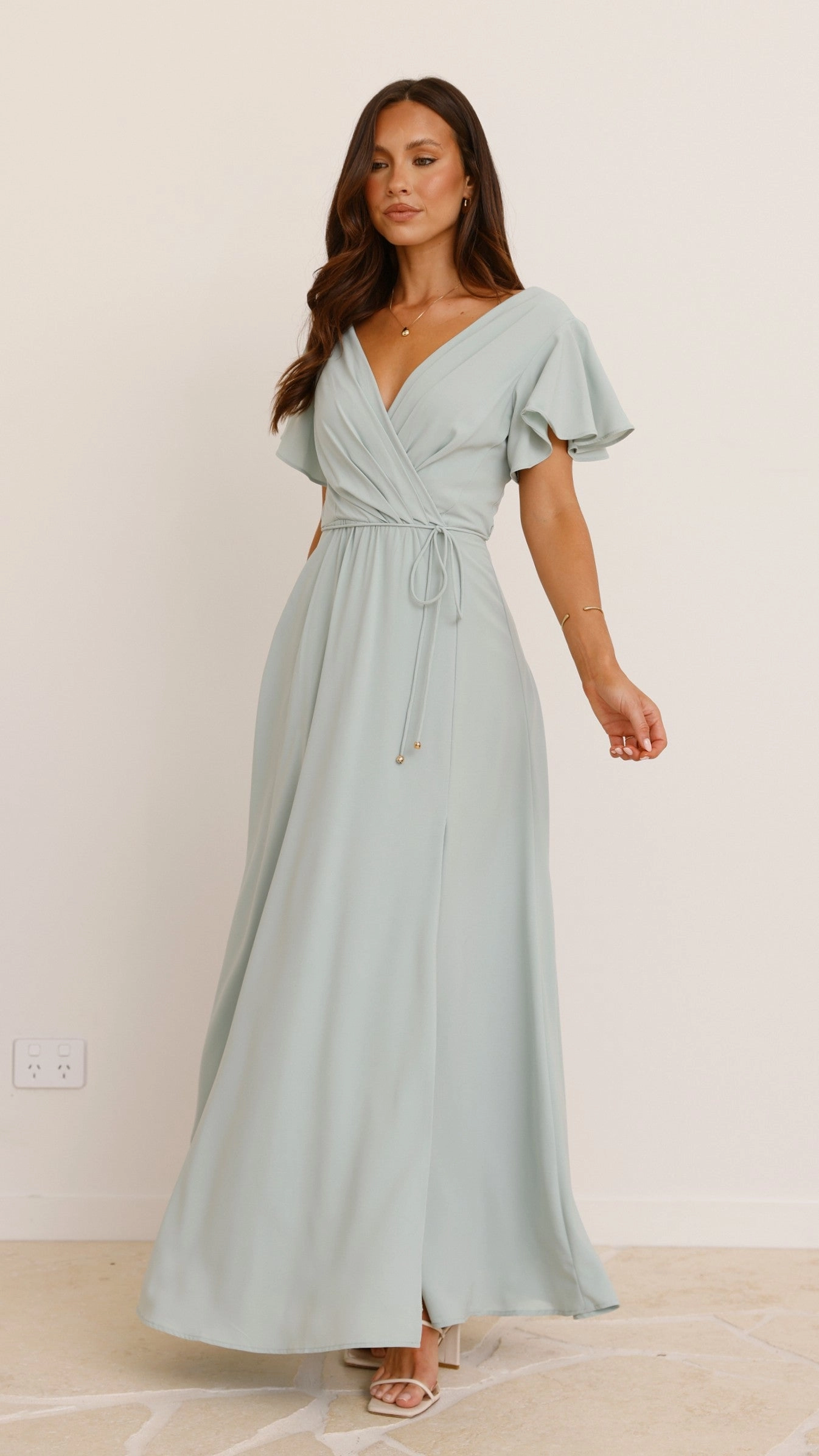 Charlize Maxi Dress - Sage