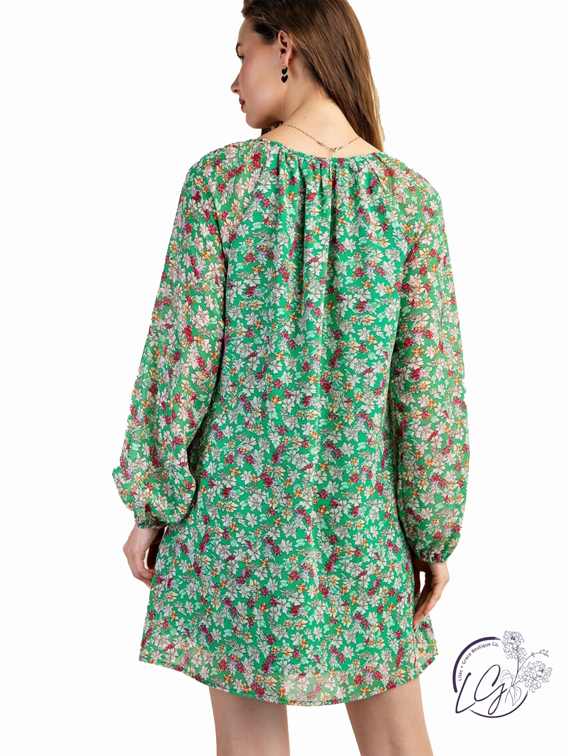 Chasing Sunsets Long Sleeve Dress