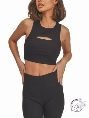 Chic Cutout Sports Bra affordable athletic pants for men