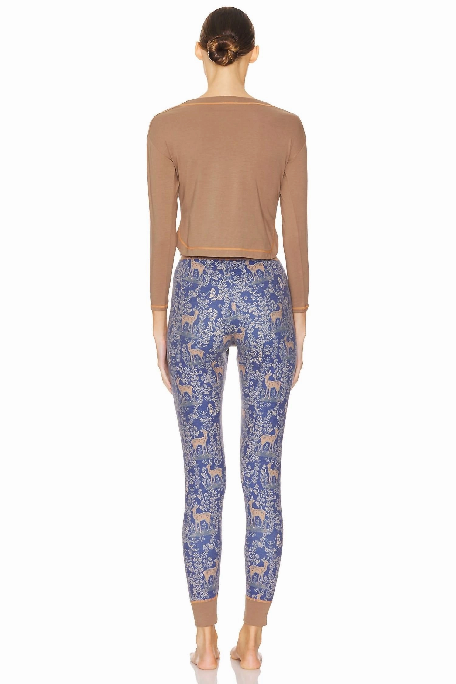 Chill Evening Pajama Set In Night Sky Combo