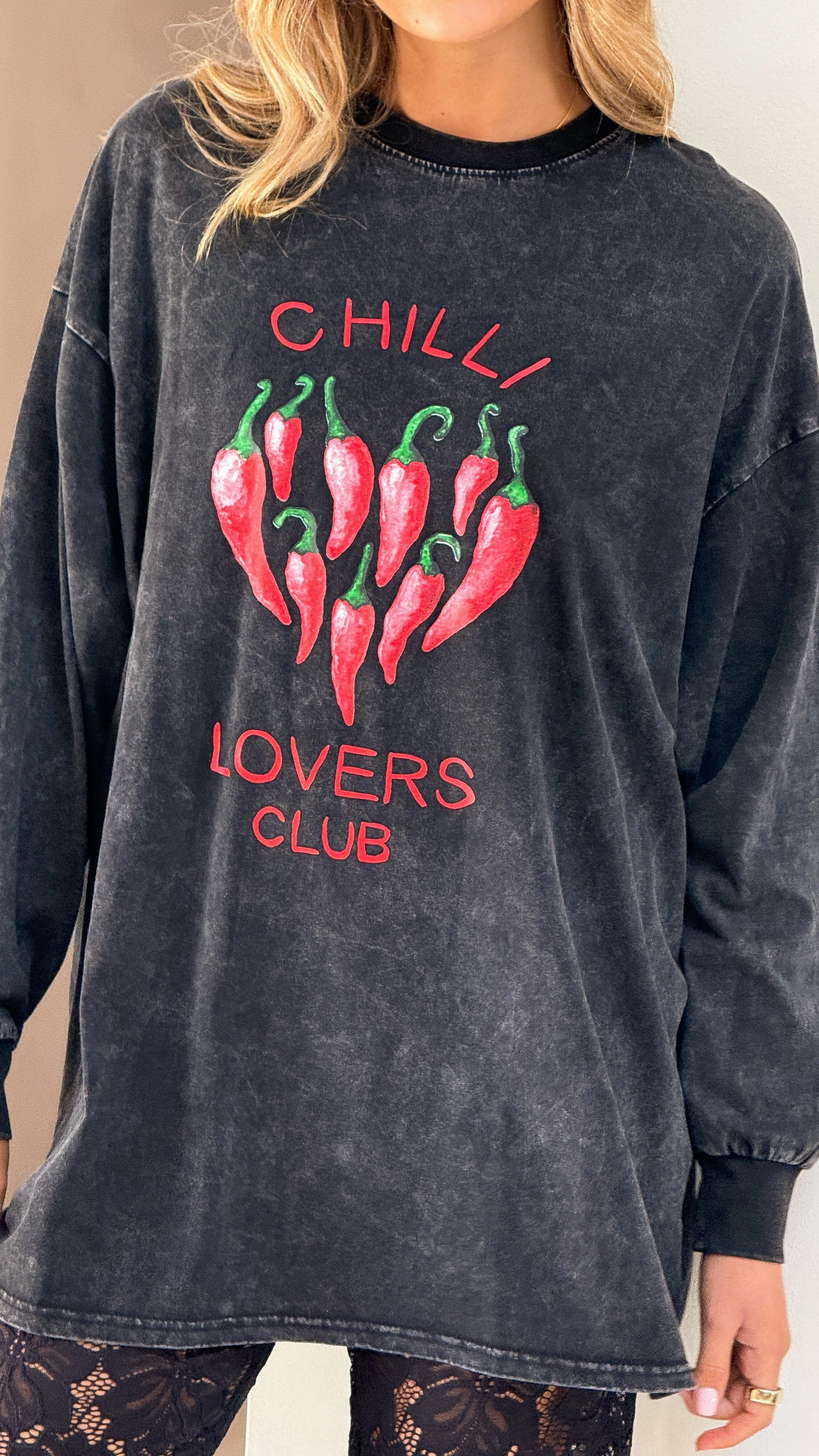 Chilli Lovers Tee and Pants Set - Black