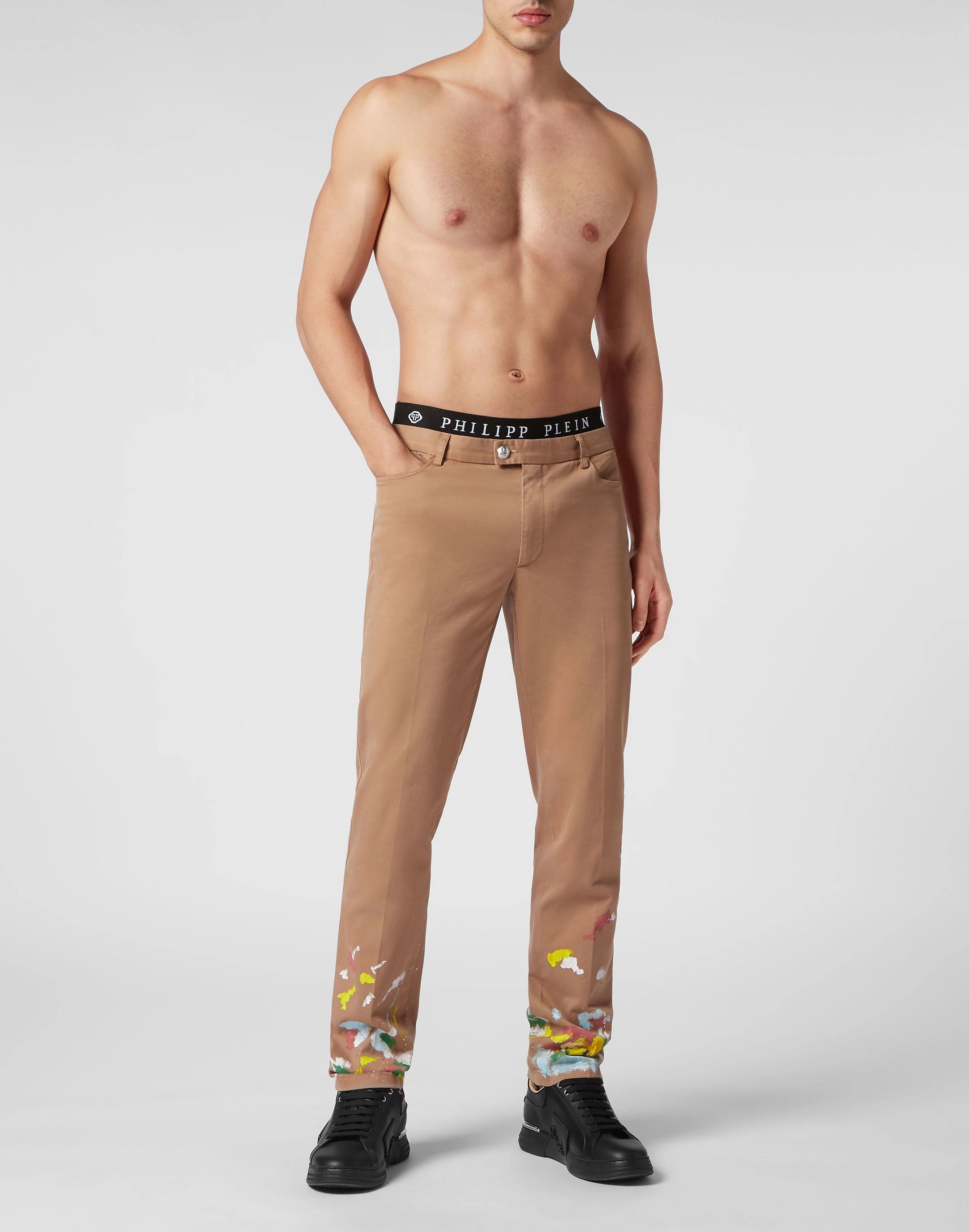 Chinos Trousers Dripping