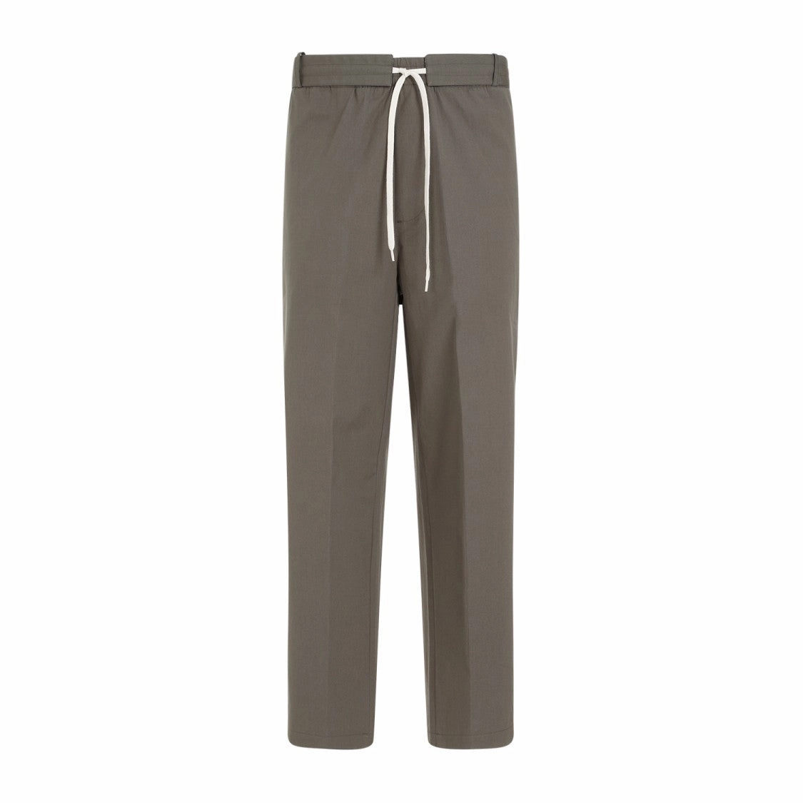 Circle Olive Cotton Worker Trousers