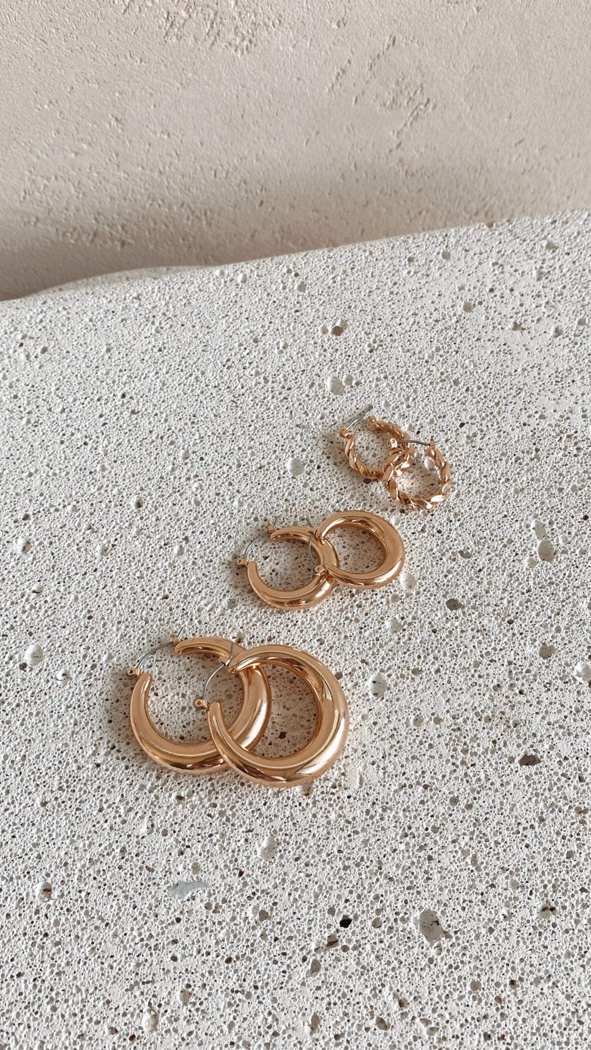 Classic Hoop Set - Gold