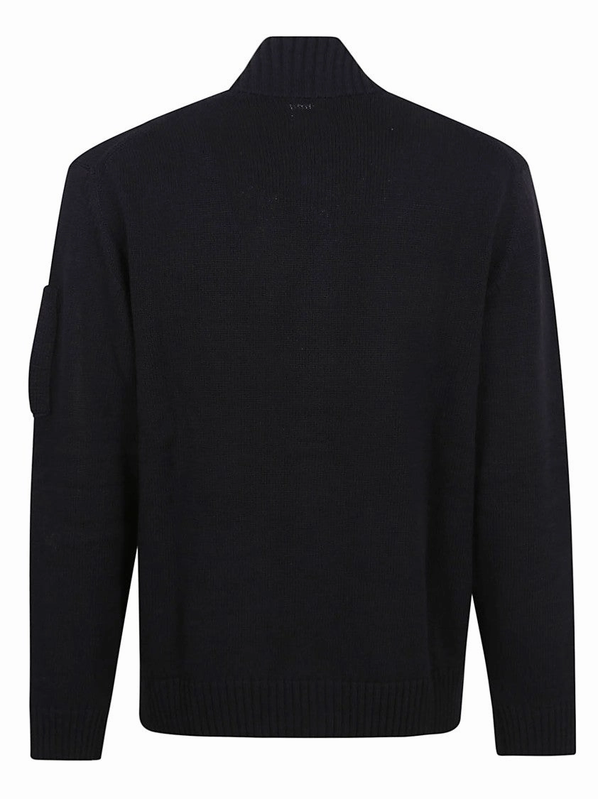 Compact Cotton Full Button Lens Knit
