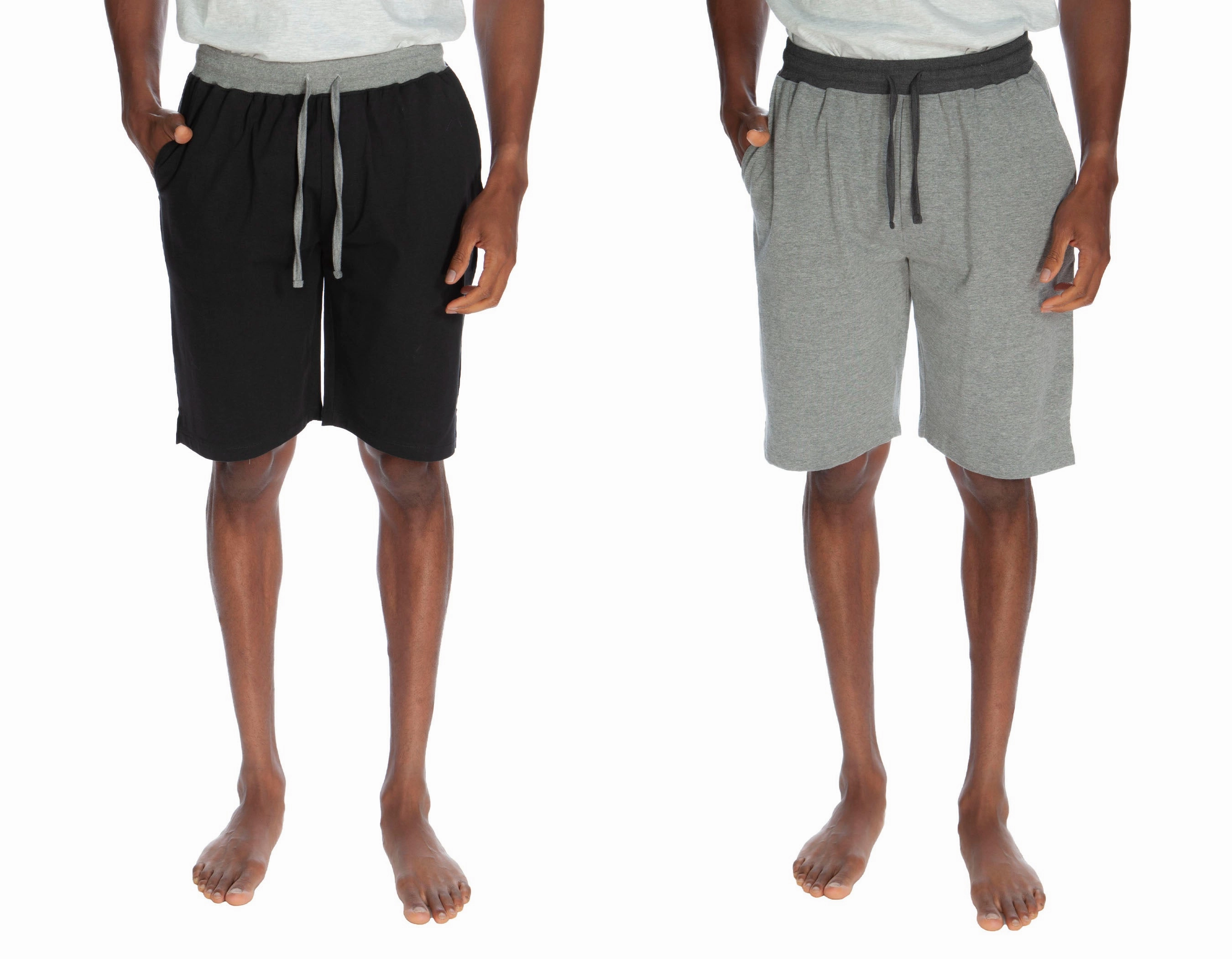 Contrast Waist Lounge Short 2 Pack