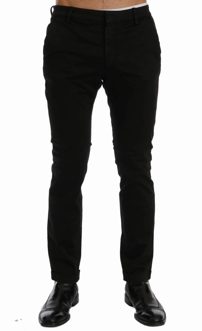 Costume National  Slim Fit Cotton Stretch Men's Pants