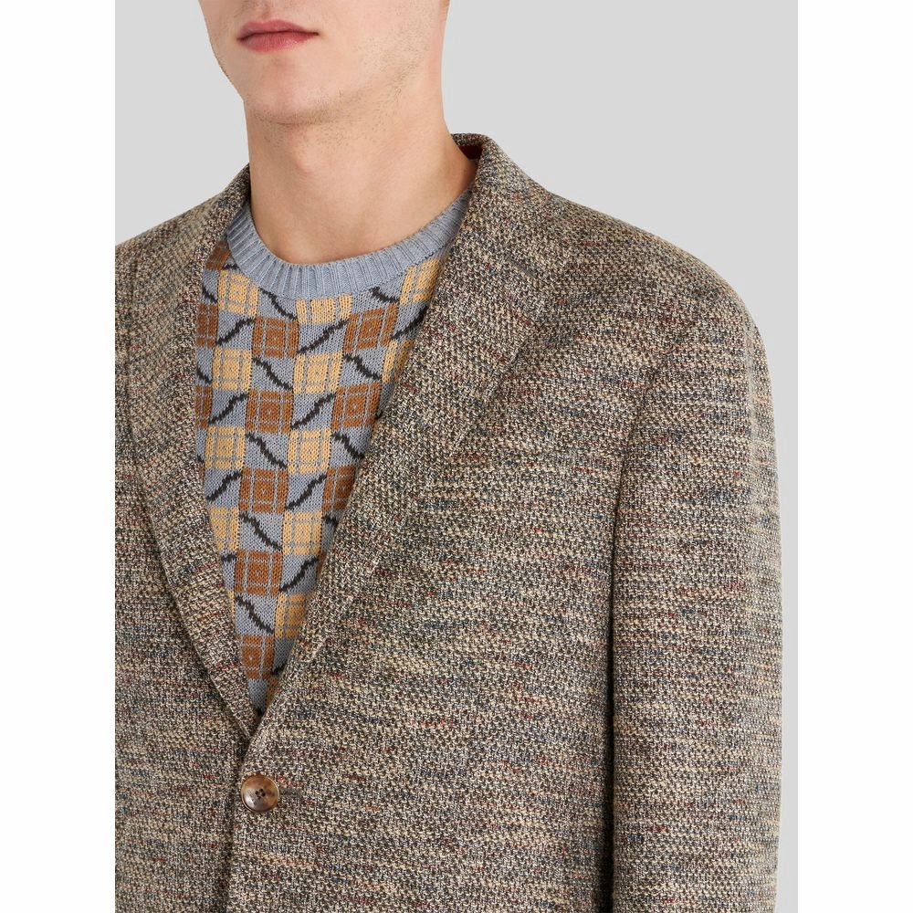 COTTON AND VIRGIN WOOL JACKET