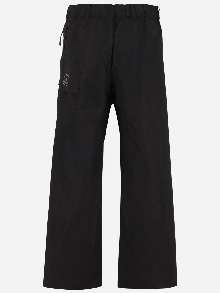 Cotton Cargo Pants With Logo