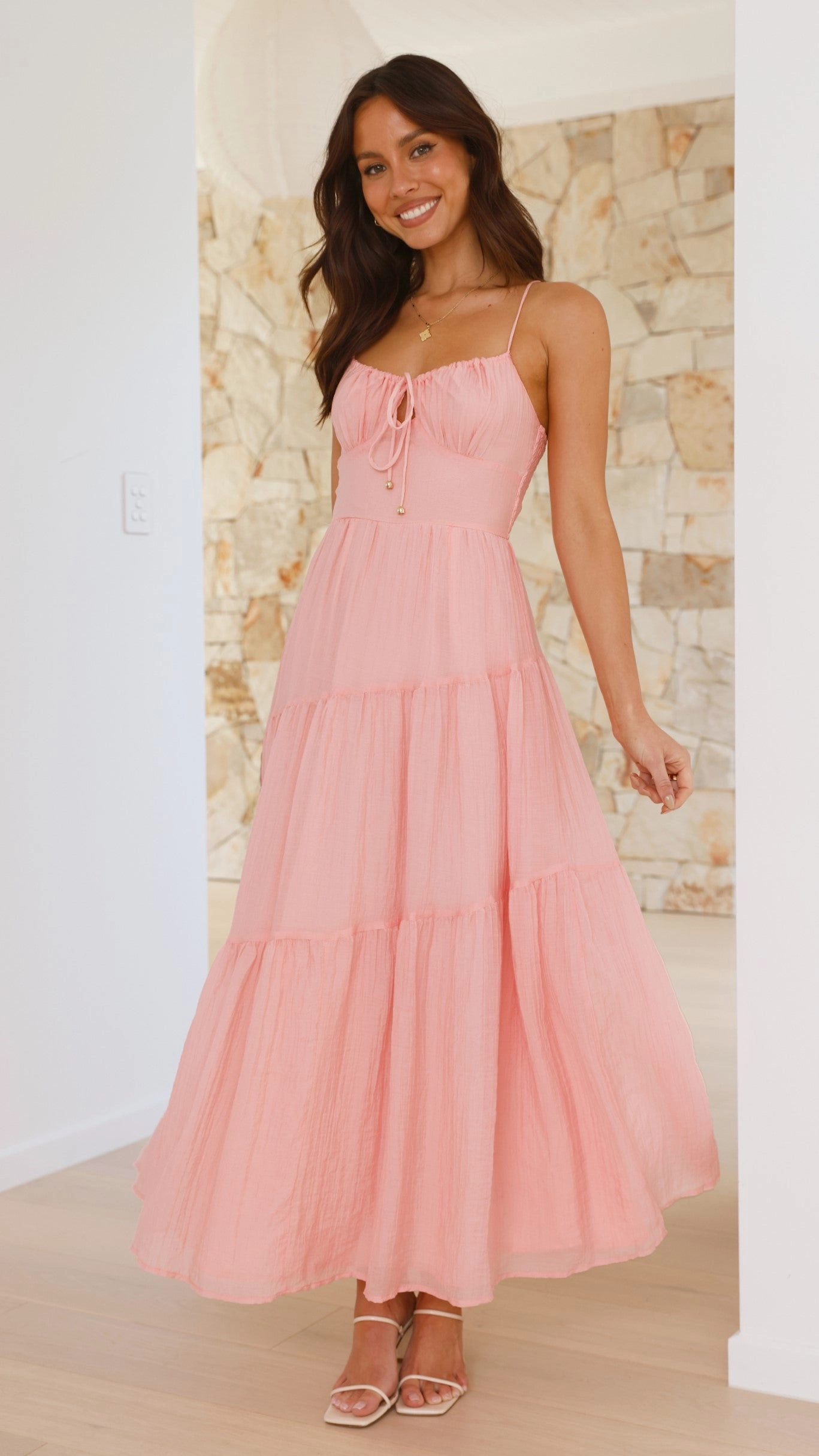Cove Maxi Dress - Blush