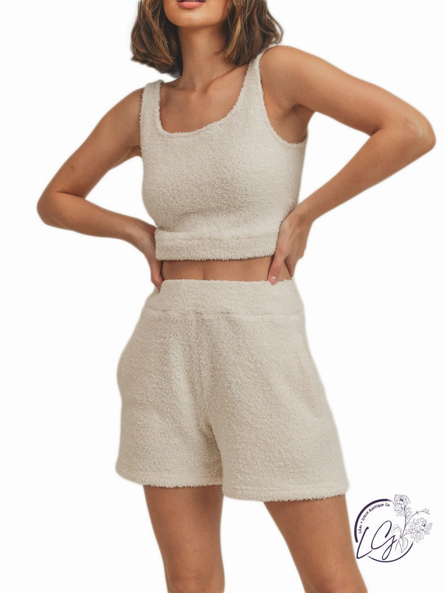 Cozy Knit Cropped Tank Top affordable athletic pants for men