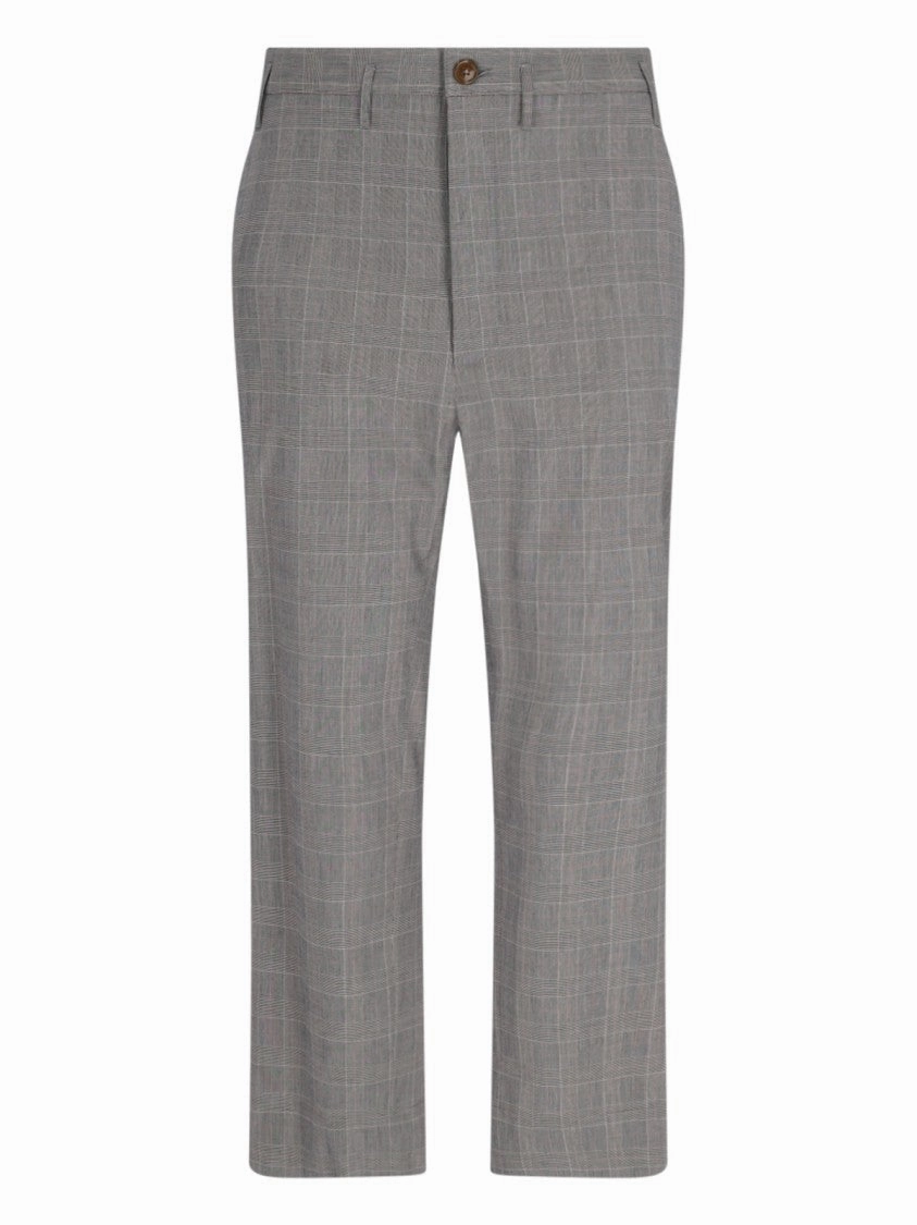 Crop Trousers  Grey