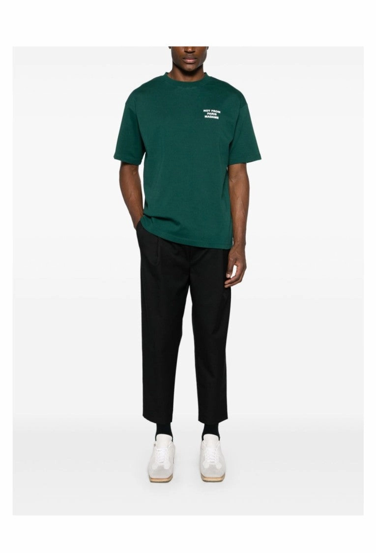 Cropped Pants With Relaxed Fit