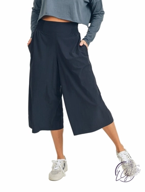 Culotte Pants With Elastic Waistband affordable athletic pants for men