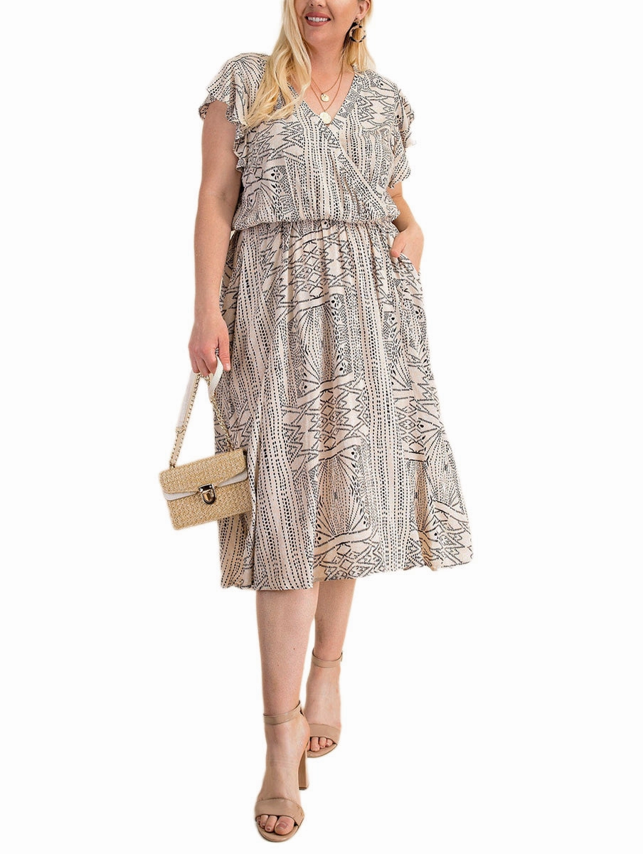 Curvy Charming Dot Dress