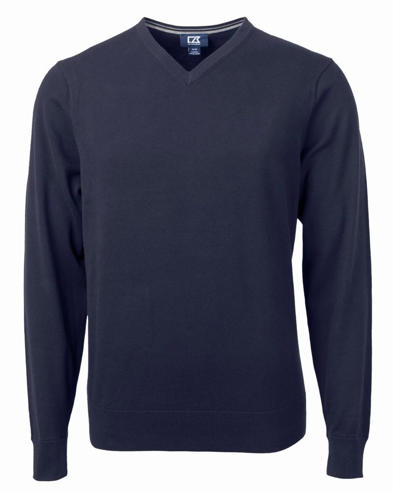 Cutter & Buck Lakemont Tri-Blend Mens Big and Tall V-Neck Pullover Sweater