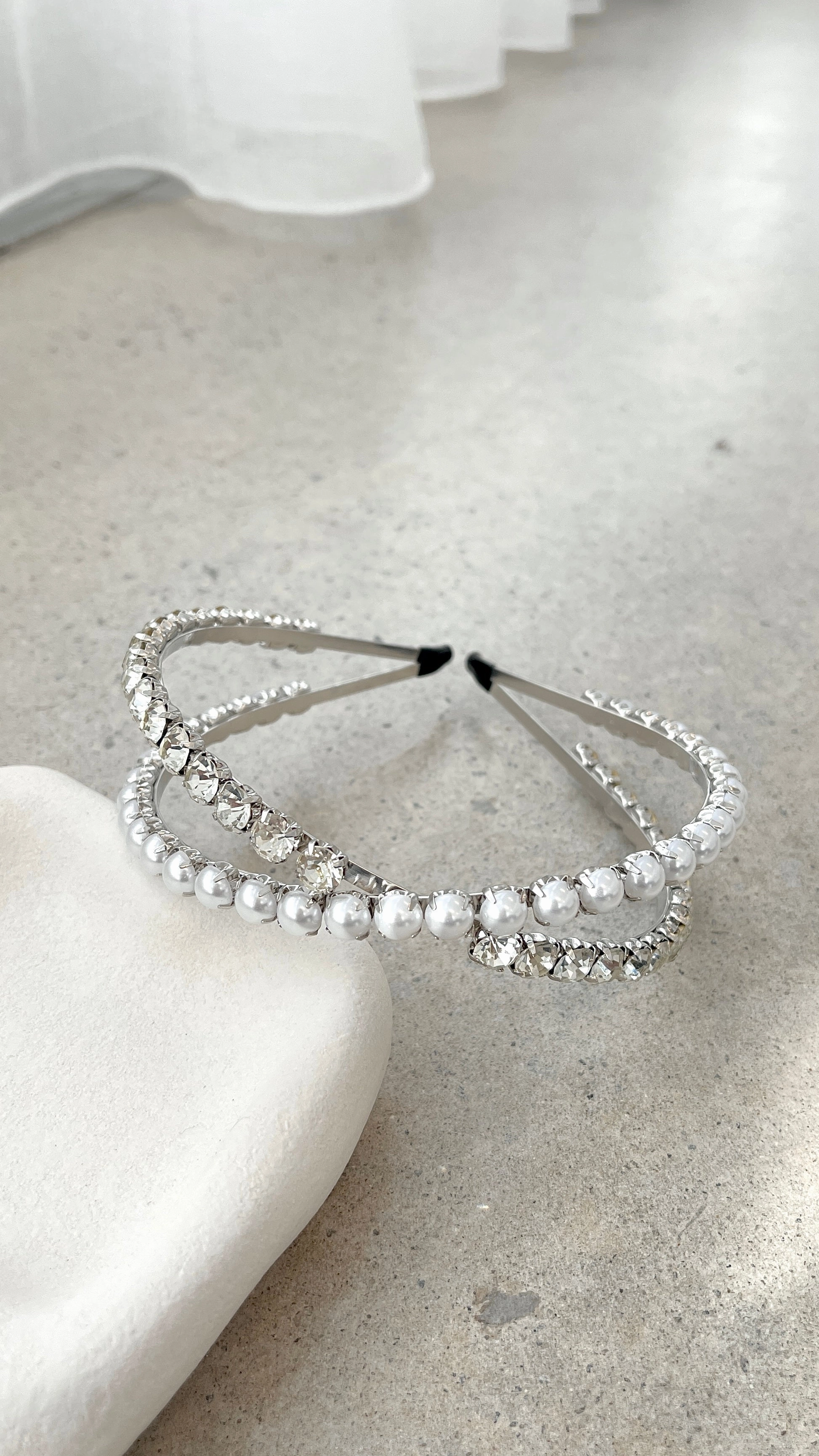 Daley Headband - Pearl