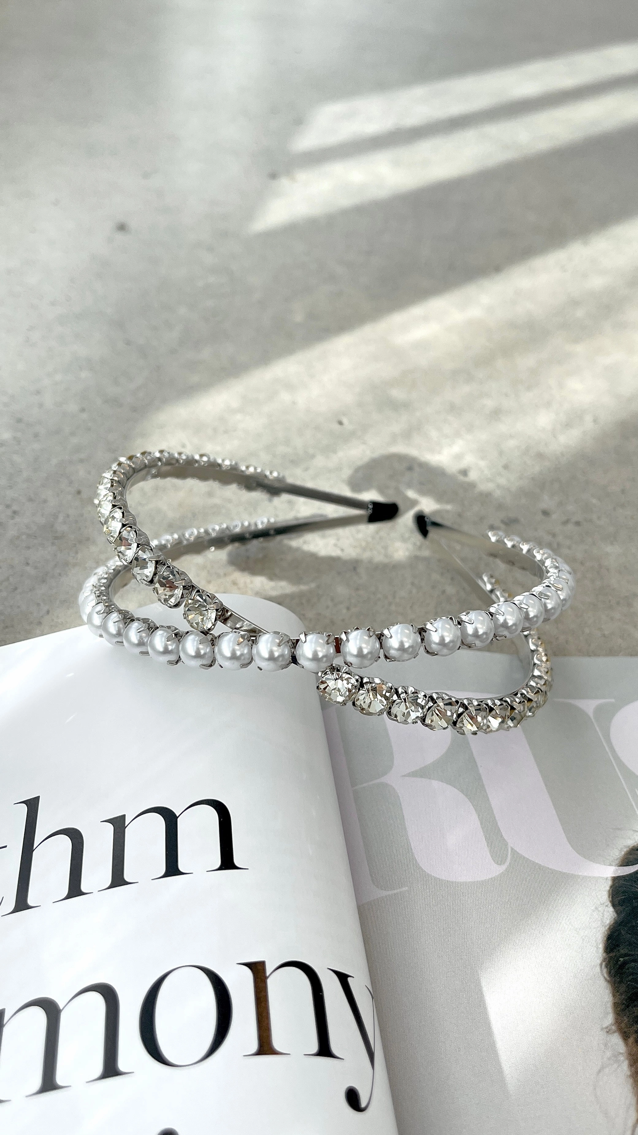 Daley Headband - Pearl