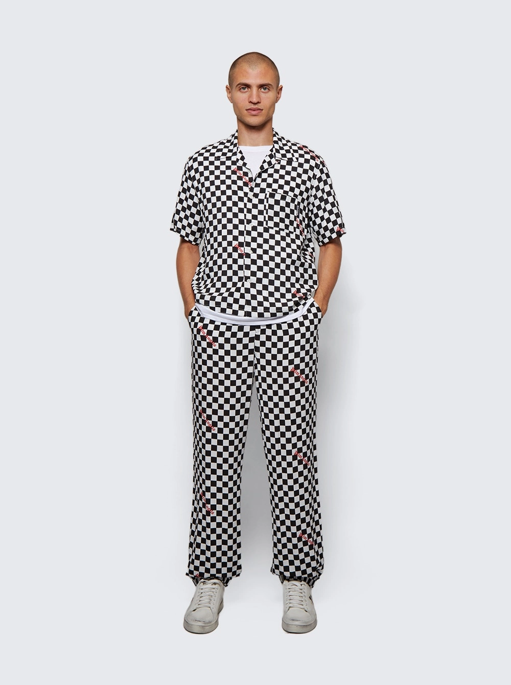 Damier Check Print Easy Pants