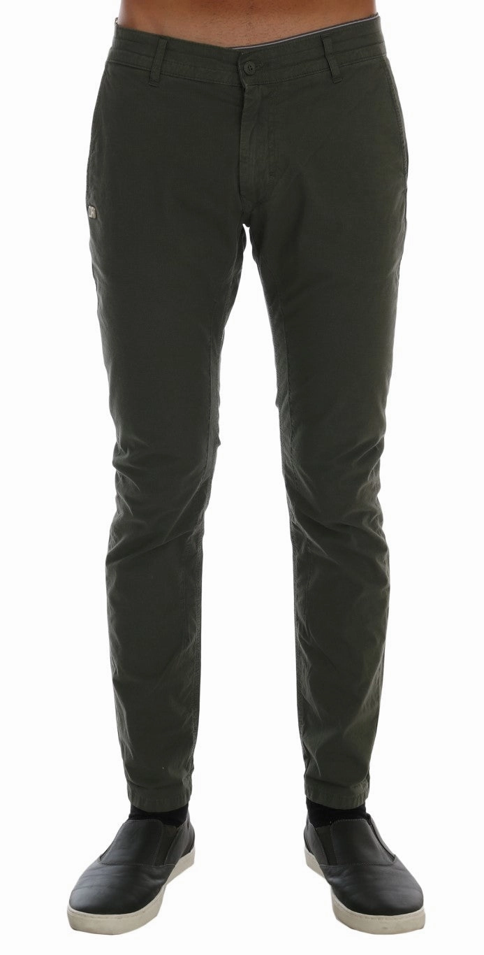 Daniele Alessandrini Elegant Slim Fit  Men's Chinos