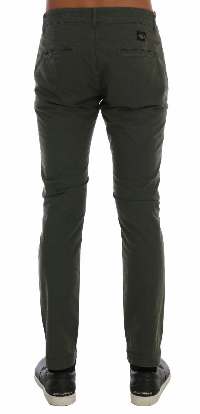 Daniele Alessandrini Elegant Slim Fit  Men's Chinos